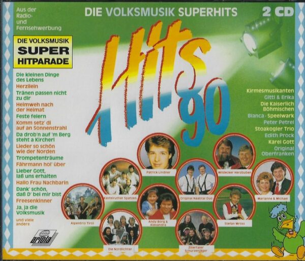 Die Volksmusik Superhits - Hits 90 (Musik 2 CD)